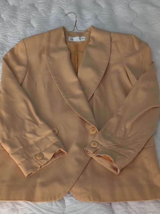 Jones Wear Jackets & Blazers - Gold Women's Blazer Jacket